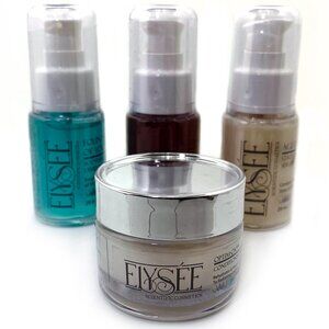 ELYSEE Scientific Cosmetics Fab 4 Skincare Set 4x 1oz Serum & Creme NEW SEALED